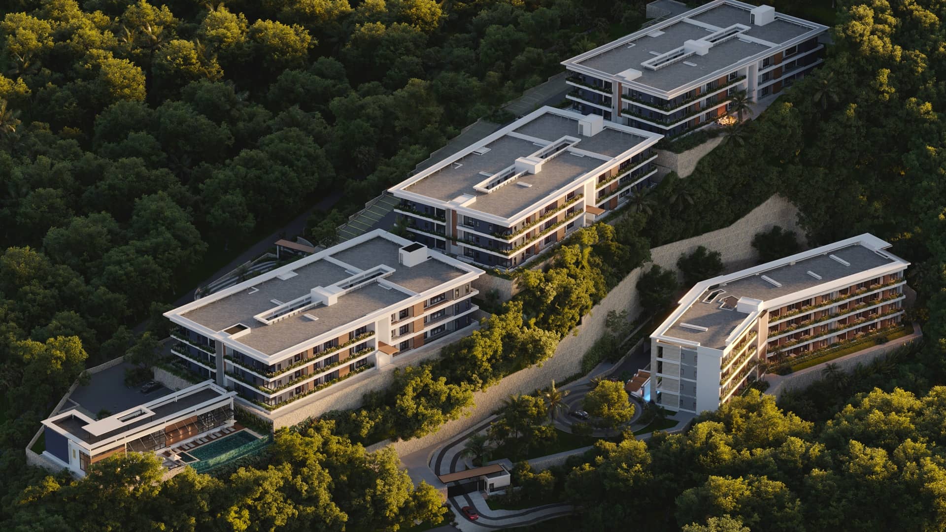 Gates of Ocean Ridge Aerial View